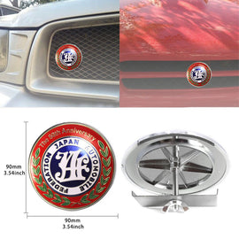 Brand New Universal Japan Automobile Federation JDM JAF 50th Anniversary Emblem Badge For Toyota Front Grille