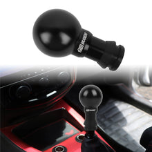 Load image into Gallery viewer, Brand New Universal JDM Mugen Round Ball Black Aluminum Automatic Gear Shift Knob Shifter