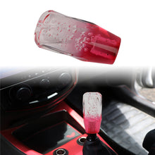 Load image into Gallery viewer, Brand New Universal 10CM VIP 100mm Transparent Manual Clear / Red Twist Crystal Bubble Racing Gear Shift Knob