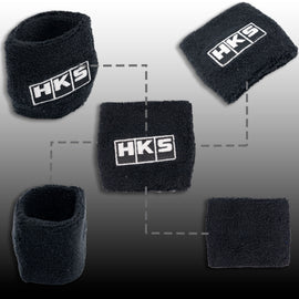 Brand New 1PCS Racing HKS Black Car Reservoir Tank Oil Cover Sock Racing Tank Sock