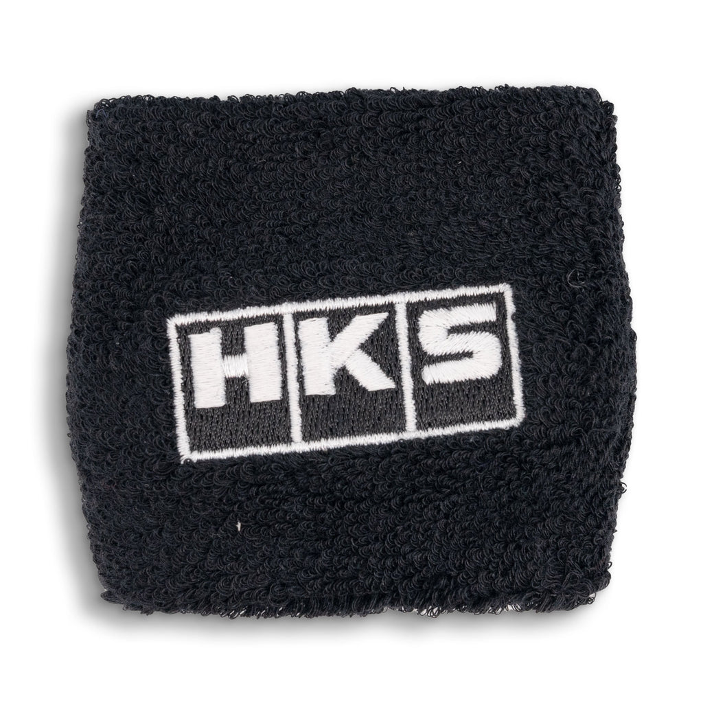 Brand New 2PCS Racing HKS Black Car Reservoir Tank Oil Cover Sock Racing Tank Sock