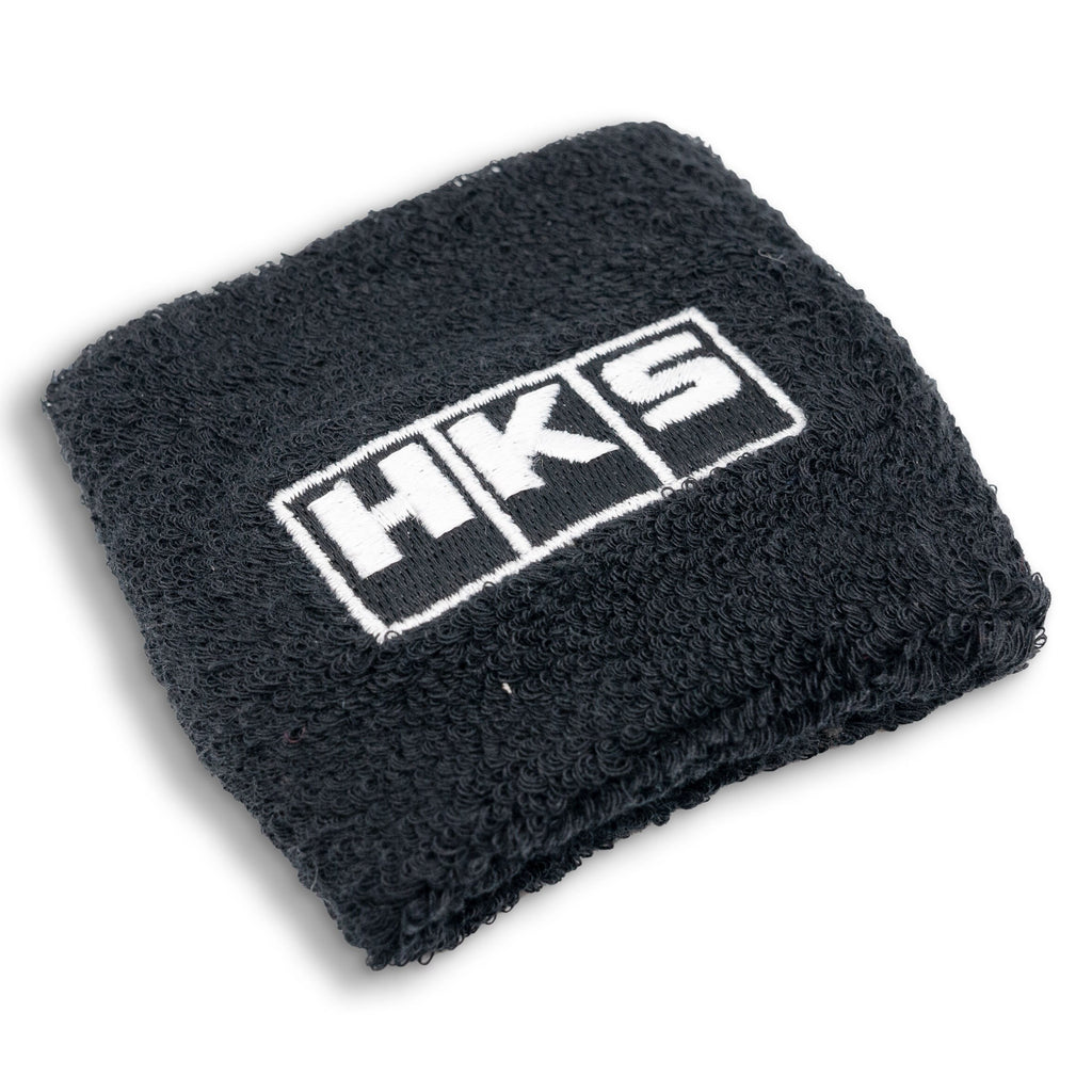 Brand New 1PCS Racing HKS Black Car Reservoir Tank Oil Cover Sock Racing Tank Sock