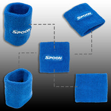 Load image into Gallery viewer, Brand New 2PCS Racing Spoon Sports Blue Car Reservoir Tank Oil Cover Sock Racing Tank Sock