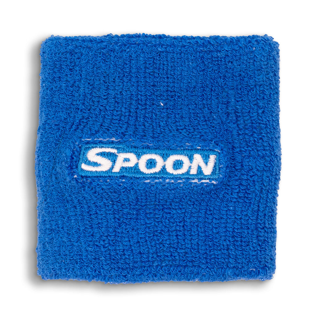 Brand New 2PCS Racing Spoon Sports Blue Car Reservoir Tank Oil Cover Sock Racing Tank Sock