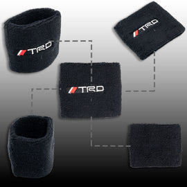 Brand New 1PCS Racing TRD Black Car Reservoir Tank Oil Cover Sock Racing Tank Sock