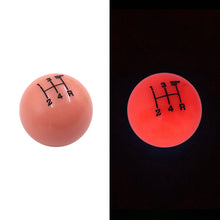 Load image into Gallery viewer, Brand New Universal 5 Speed Fuckin&#39; Fast Round Glow in The Dark Red Ball Gear Shift Knob Lever M8 M10 M12 Thread