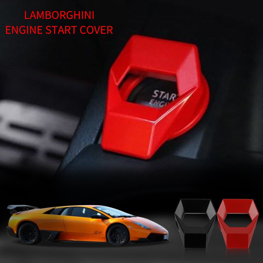 Brand New Universal Carbon Fiber Car Engine Start Stop Push Button Switch Decoration Cover Cap Accessories