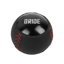 Load image into Gallery viewer, Brand New Bride Leather Black Round Ball Shift Knob Manual Car Racing Gear Shifter M12x1.25