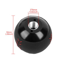 Load image into Gallery viewer, Brand New Nismo Leather Black Round Ball Shift Knob Manual Car Racing Gear Shifter M12x1.25