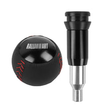 Load image into Gallery viewer, Brand New Ralliart Leather Black Round Ball Shift Knob Automatic Car Racing Gear Shifter