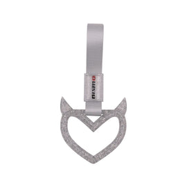 Brand New Devil Nismo Demon Heart Silver JDM TSURIKAWA Ring Subway Train Bus Handle Strap Charm Drift