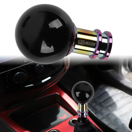 Brand New Mugen Universal Jdm Round Ball Black Manual Car Racing Gear Shift Knob Shifter M12 M10 M8