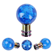 Load image into Gallery viewer, Brand New Mugen Universal Jdm Round Ball Crystal Blue Bubble Manual Car Racing Gear Shift Knob Shifter M12 M10 M8