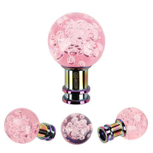 Load image into Gallery viewer, Brand New Mugen Universal Jdm Round Ball Crystal Pink Bubble Manual Car Racing Gear Shift Knob Shifter M12 M10 M8