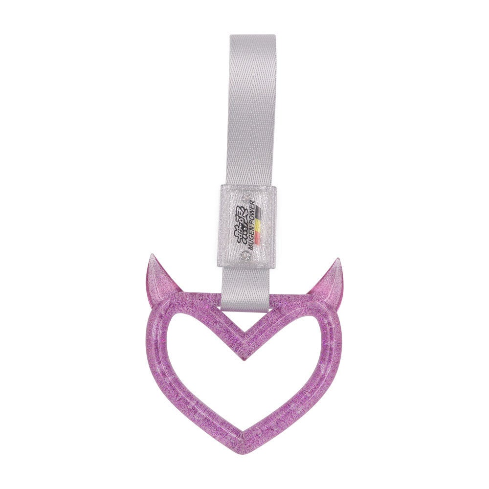 Brand New Devil Mugen Demon Heart Silver JDM TSURIKAWA Ring Subway Train Bus Handle Strap Charm Drift