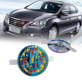 Brand New Japan Automobile Federation Puzzle JAF METAL Emblem Badge Cars Front Grille