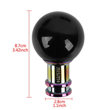 Load image into Gallery viewer, Brand New Nismo Universal Jdm Round Ball Black Manual Car Racing Gear Shift Knob Shifter M12 M10 M8