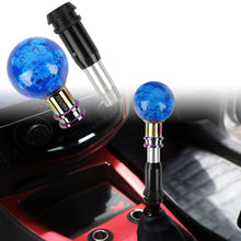 Load image into Gallery viewer, Brand New Universal Jdm Nismo Round Ball Blue Crystal Bubble Automatic Car Racing Gear Shift Knob Shifter M12 M10 M8