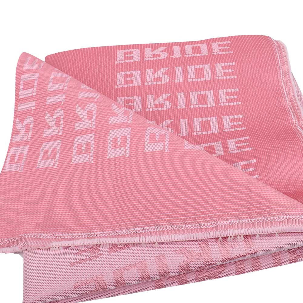 BRAND NEW Full Pink JDM Bride Fabric Cloth For Car Seat Panel Armrest Decoration 1M×1.6M