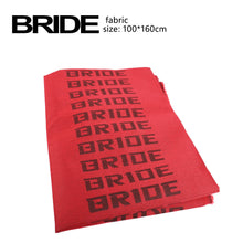 Load image into Gallery viewer, BRAND NEW Full Red/Black JDM Bride Fabric Cloth For Car Seat Panel Armrest Decoration 1M×1.6M