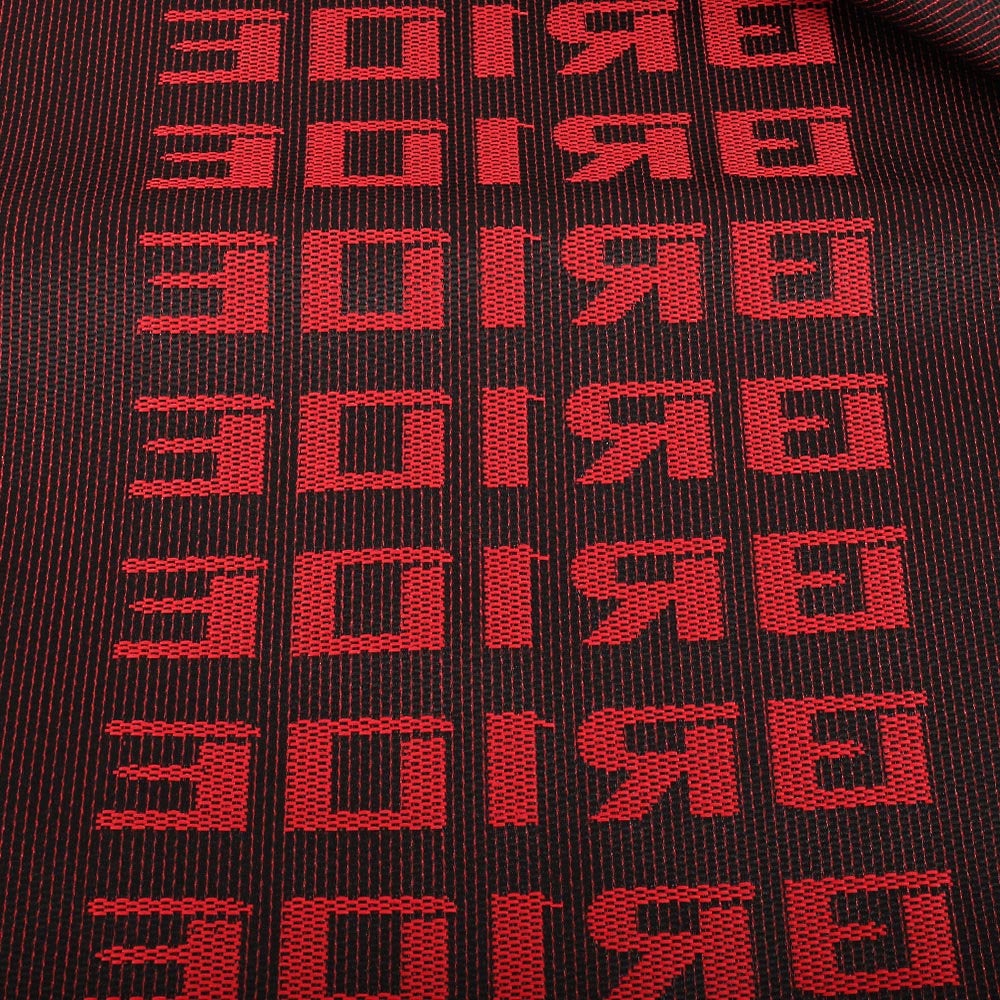 Jdm Cloth BRAND NEW Full Red/Black JDM Bride Fabric Cloth For Car Seat Panel Arm ...
