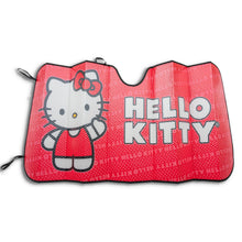 Load image into Gallery viewer, BRAND New Hello Kitty Plasticolor Official License Product Sunshade Car Truck or SUV Front Hello Kitty Windshield