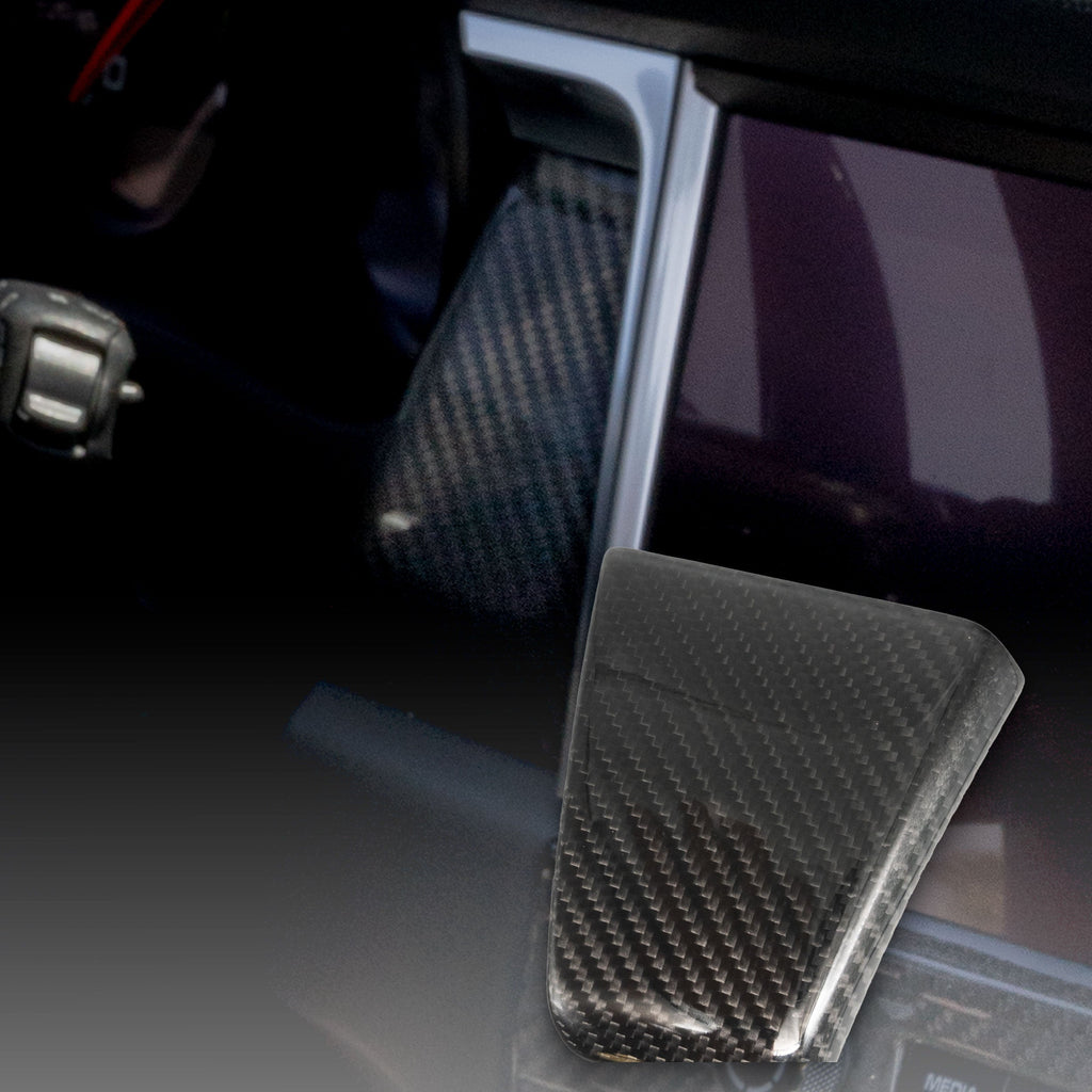 Brand New 3PCS Porsche Macan 18-21 Real Carbon Fiber Interior Center Dashboard Panel Cover Trim