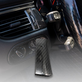 Brand New 3PCS Porsche Macan 18-21 Real Carbon Fiber Interior Center Dashboard Panel Cover Trim