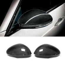 Load image into Gallery viewer, Brand New For 2017-2023 Alfa Romeo Giulia Real Carbon Fiber Mirror Covers Caps