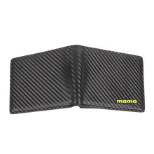 Load image into Gallery viewer, Brand New Momo Men&#39;s Carbon Fiber Leather Bifold Credit Card ID Holder Wallet US