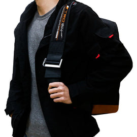 Brand New JDM TRD Bride Racing Black Harness Adjustable Shoulder Strap Back Pack