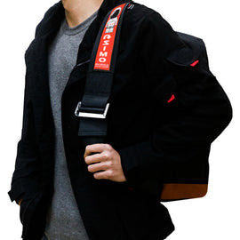 Brand New JDM Asimo Bride Racing Black Harness Adjustable Shoulder Strap Back Pack