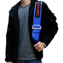 Load image into Gallery viewer, Brand New JDM Recaro Bride Racing Blue Harness Adjustable Shoulder Strap Back Pack
