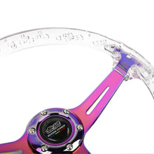 Load image into Gallery viewer, Brand New Universal Mugen 6-Hole 350mm Deep Dish Vip Clear Crystal Bubble Neo Spoke STEERING WHEEL