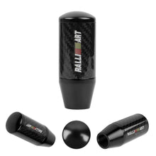 Load image into Gallery viewer, Brand New Universal Ralliart Black Carbon Fiber Manual Gear Stick Shift Knob Lever Shifter M12 M10 M8
