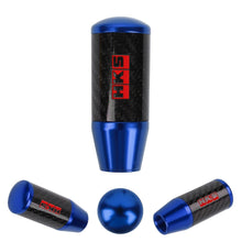 Load image into Gallery viewer, Brand New Universal HKS Blue Carbon Fiber Manual Gear Stick Shift Knob Lever Shifter M12 M10 M8