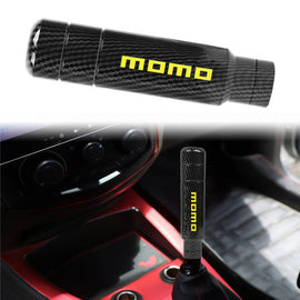 Brand New Universal Momo Carbon Fiber Aluminum Manual Gear Stick Shift Knob Shifter M8 M10 M12