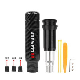 Brand New Universal Nismo Carbon Fiber Aluminum Automatic Gear Shift Knob Shifter