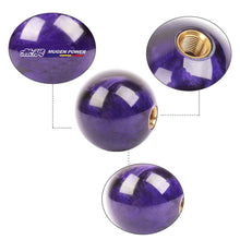 Load image into Gallery viewer, Brand New Universal Mugen Power Pearl Purple Round Ball Shift Knob Car Gear MT Manual Shifter