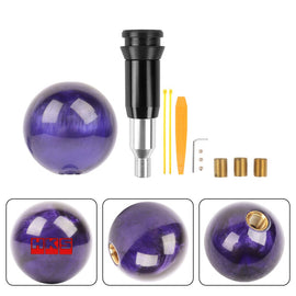 Brand New Universal HKS Pearl Purple Round Ball Shift Knob Automatic Car Gear Shifter