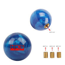 Load image into Gallery viewer, Brand New Universal HKS Pearl Blue Round Ball Shift Knob Car Gear MT Manual Shifter