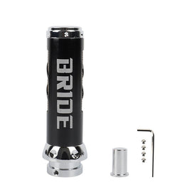 Brand New 1PCS BRIDE Black Aluminum Car Handle Hand Brake Sleeve Universal Fitment Cover S2