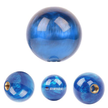 Load image into Gallery viewer, Brand New Universal Bride Pearl Blue Round Ball Shift Knob Automatic Car Gear Shifter