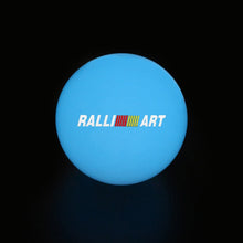 Load image into Gallery viewer, Brand New Jdm Ralliart Universal Glow In the Dark Blue Round Ball Shift Knob M8 M10 M12 Adapter