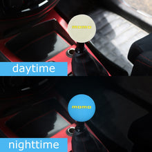 Load image into Gallery viewer, Brand New Jdm Momo Universal Glow In the Dark Blue Round Ball Shift Knob M8 M10 M12 Adapter