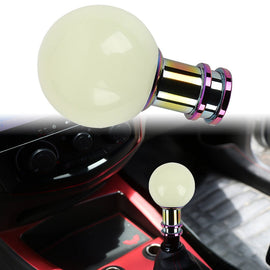 Brand New Universal Jdm Round Ball Crystal Clear Bubble Manual Car Racing Gear Shift Knob Shifter M12 M10 M8
