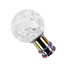 Load image into Gallery viewer, Brand New Universal Jdm Round Ball Crystal Clear Bubble Manual Car Racing Gear Shift Knob Shifter M12 M10 M8