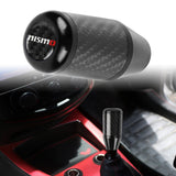 Brand New Universal Nismo Black Real Carbon Fiber Racing Gear Stick Shift Knob For MT Manual M12 M10 M8