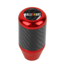 Load image into Gallery viewer, Brand New Universal Ralliart Red Real Carbon Fiber Racing Gear Stick Shift Knob For MT Manual M12 M10 M8