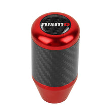 Load image into Gallery viewer, Brand New Universal Nismo Red Real Carbon Fiber Racing Gear Stick Shift Knob For MT Manual M12 M10 M8